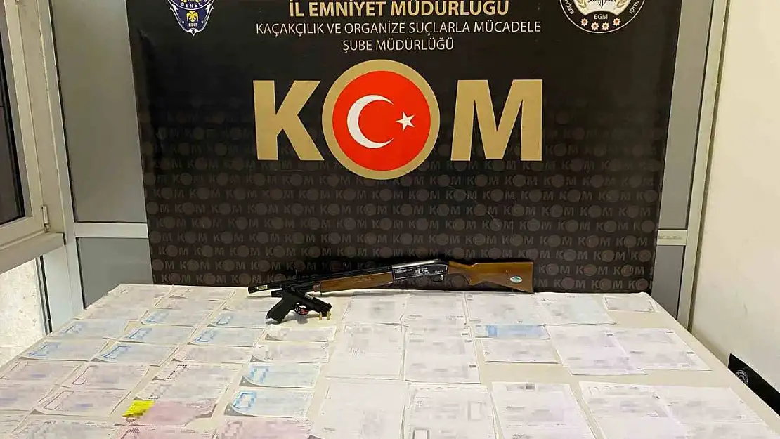 Kütahya merkezli operasyonda suç örgütü çökertildi, 7 kişi gözaltına alındı