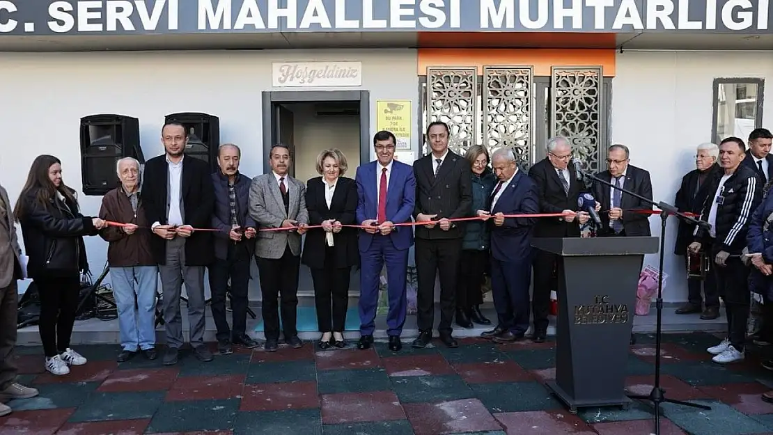 Kütahya'nın Servi Mahallesi'ne muhtarlık hizmet binası