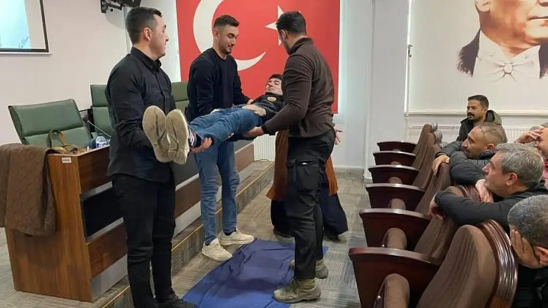 Kütahya OBM personeline ilk yardım eğitimi