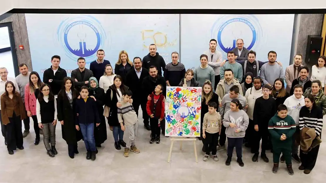 Kütahya OSB'den otizm farkındalığına renkli dokunuş