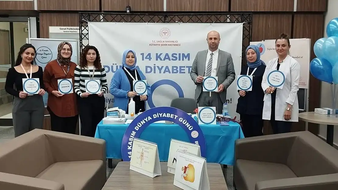 Kütahya Şehir Hastanesi'nde diyabet tarama standı