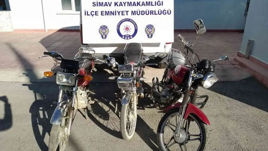 Kütahya Simav'da motosiklet hırsızlığına 5 tutuklama