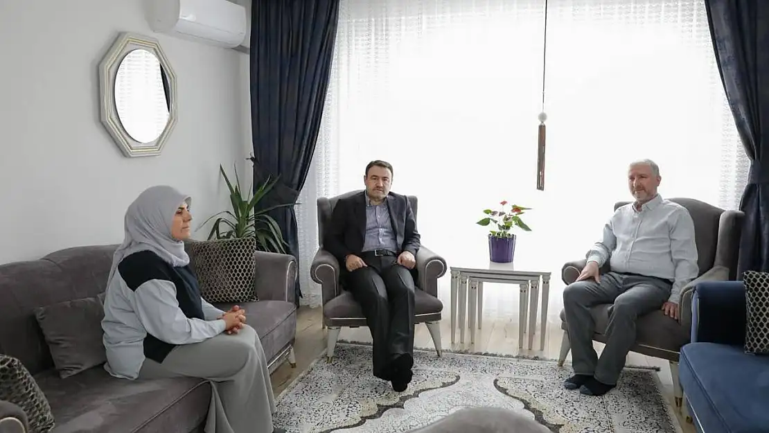 Kütahya Valisi Musa Işın'dan şehit ailelerine ziyaret