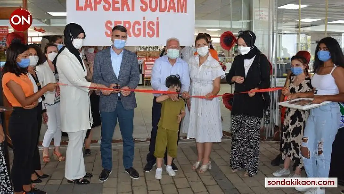 Lapseki'de SODAM sergisi açıldı