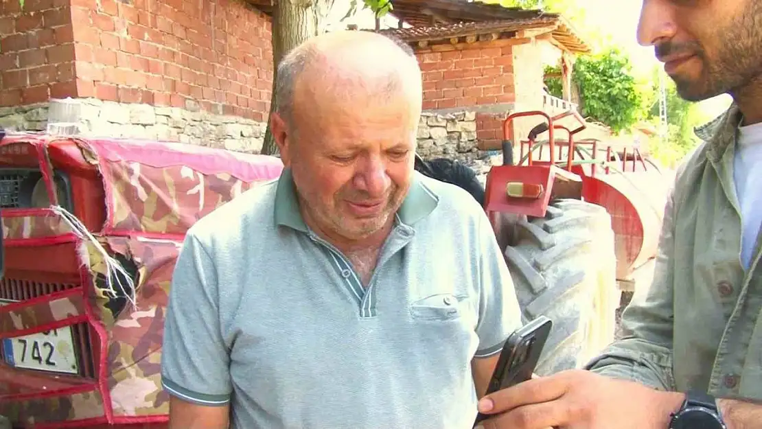 Lastiği patlak traktörüyle yangına su taşıyan çiftçi İHA'ya konuştu: