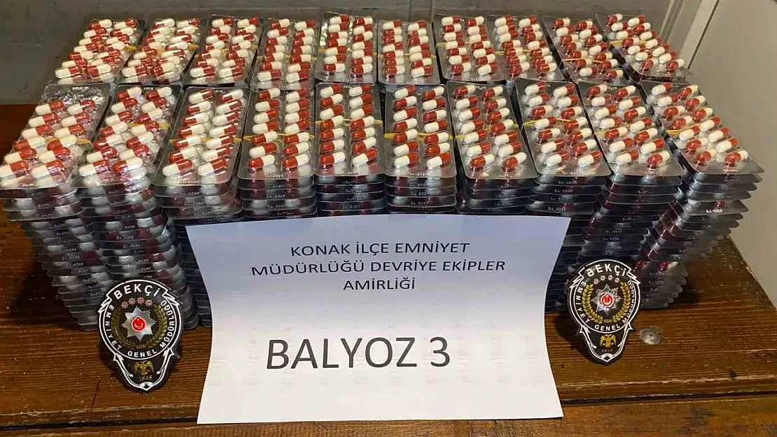 Makarna kolisinden 5 bin 559 adet uyuşturucu hap çıktı