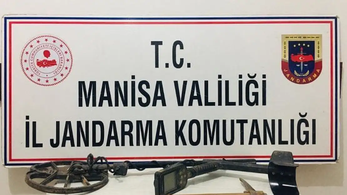 Manisa'da 1. derece sit alanında kaçak kazıya suçüstü