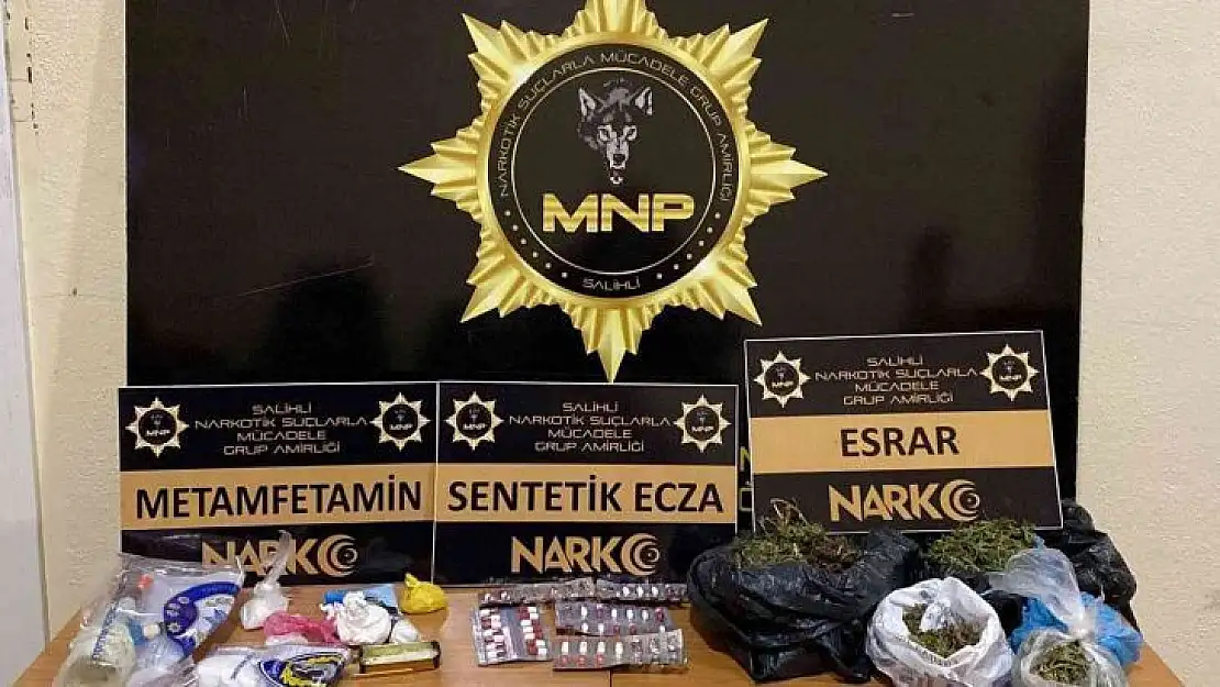 Manisa'da 11 adrese eş zamanlı uyuşturucu operasyonu