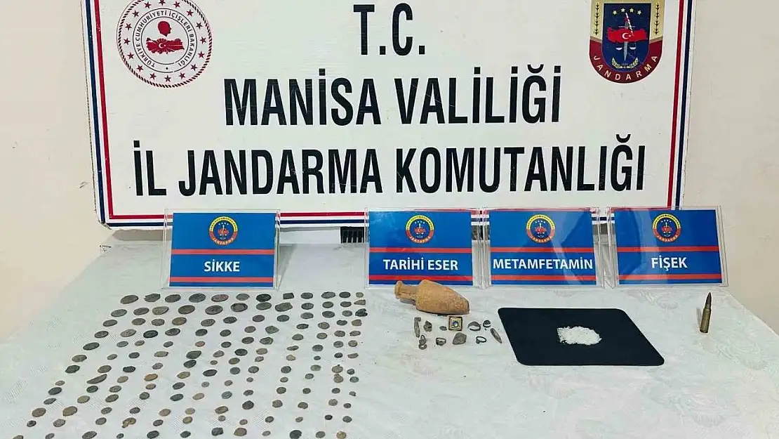 Manisa'da 168 sikke ele geçirildi