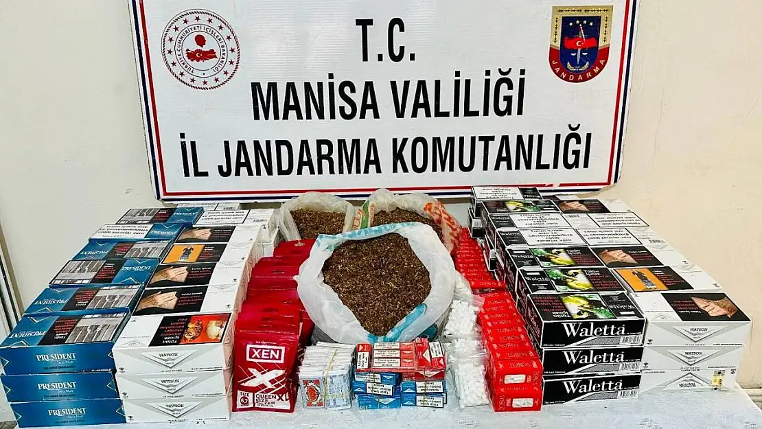 Manisa'da 42 bin makaron ele geçirildi