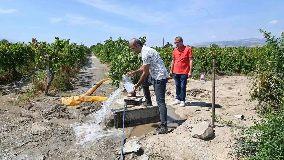 Manisa'da 50 yıllık su sorunu çözüldü