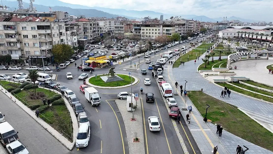 Manisa'da araç sayısı bir yılda 63 bin 409 adet arttı