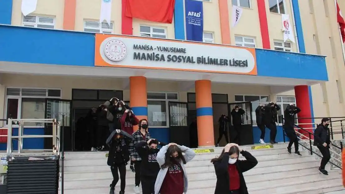 Manisa'da deprem anında en güvenli yerler okullar olacak