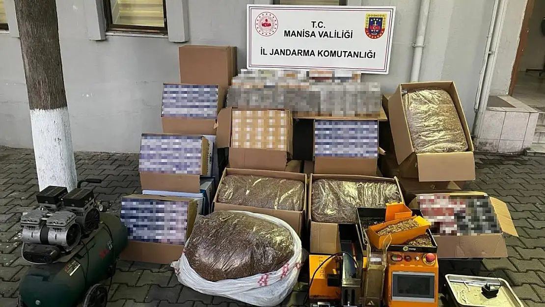Manisa'da jandarmadan kaçakçılık operasyonu
