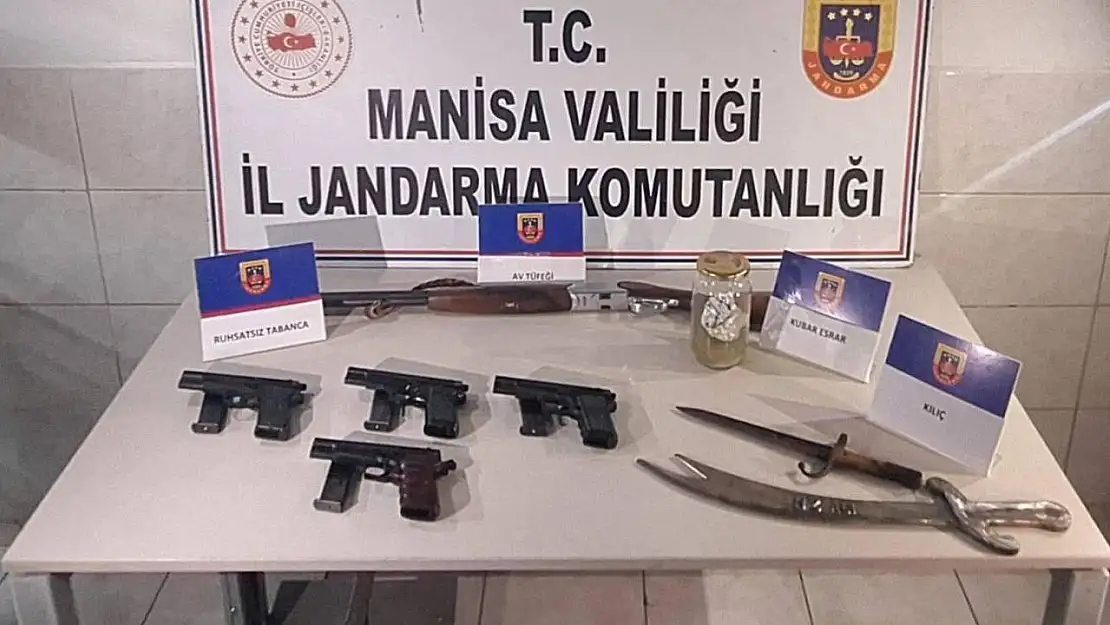 Manisa'da JASAT ekiplerinden uyuşturucu baskını