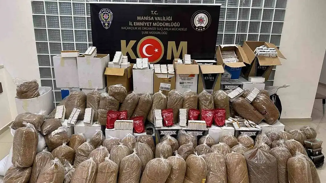 Manisa'da kaçakçılıkla mücadele kararlılıkla devam ediyor