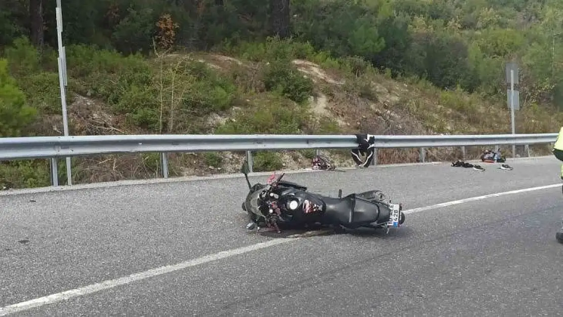 Manisa'da motosiklet kazası: 1 yaralı