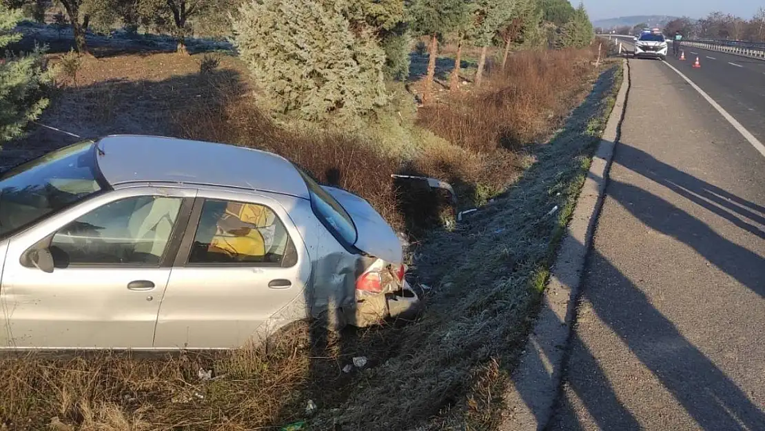 Manisa'da trafik kazası: 1 ölü 1 yaralı