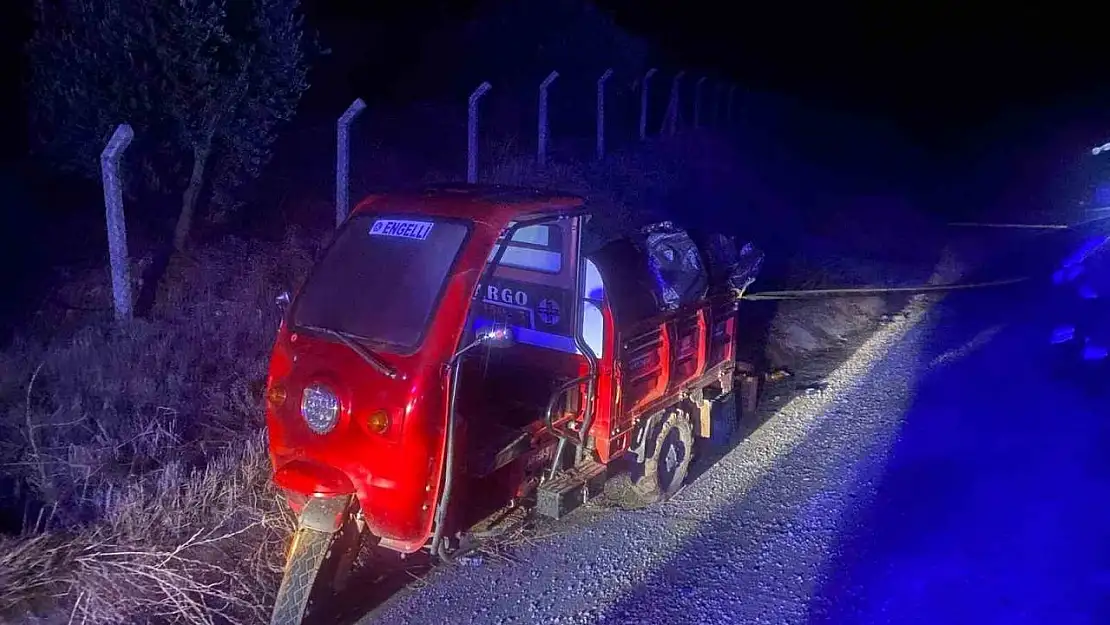 Manisa'da üç tekerlekli motosiklet kazasında can verdi