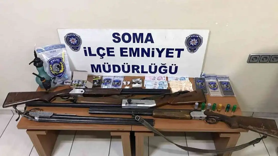Manisa'da uyuşturucu operasyonu: 15 gözaltı