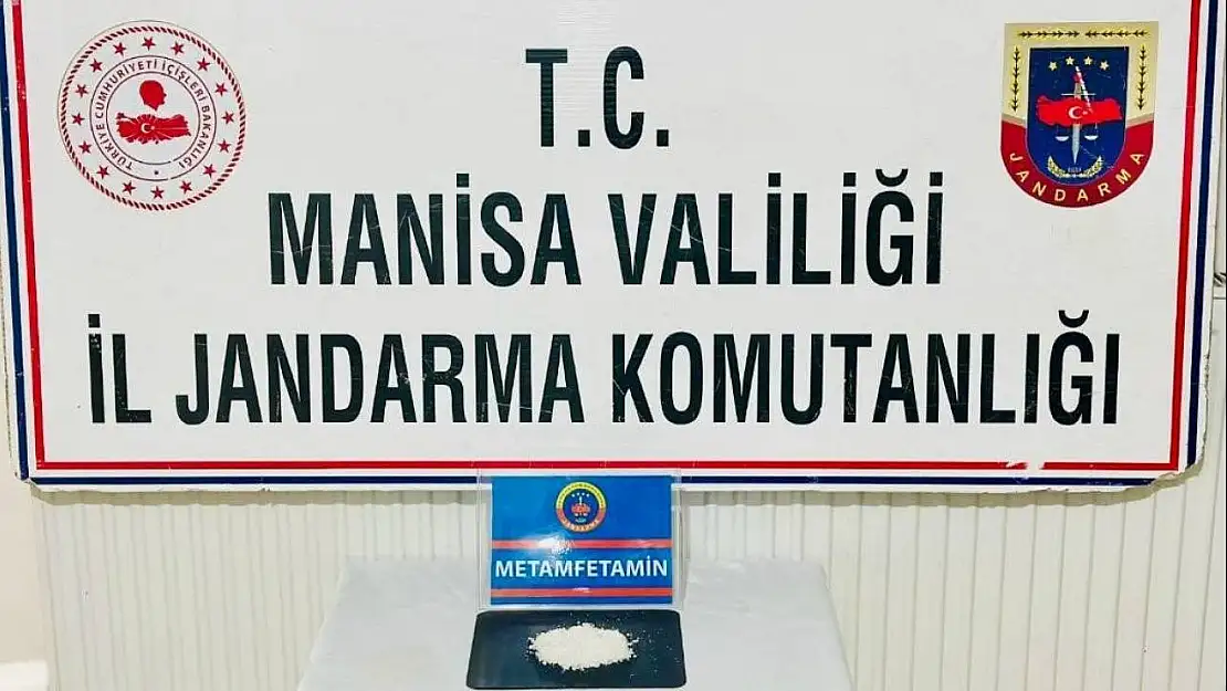 Manisa'da üzerinden metamfetamin çıkan şüpheli tutuklandı