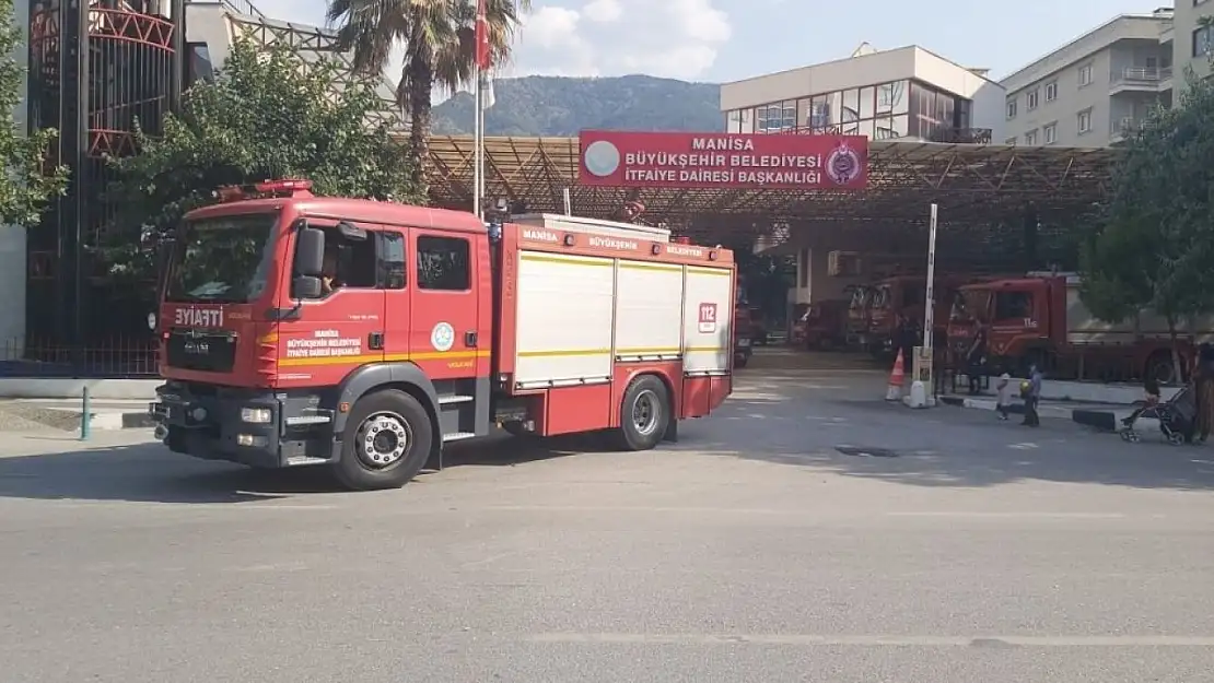 Manisa İtfaiyesinden yoğun mesai