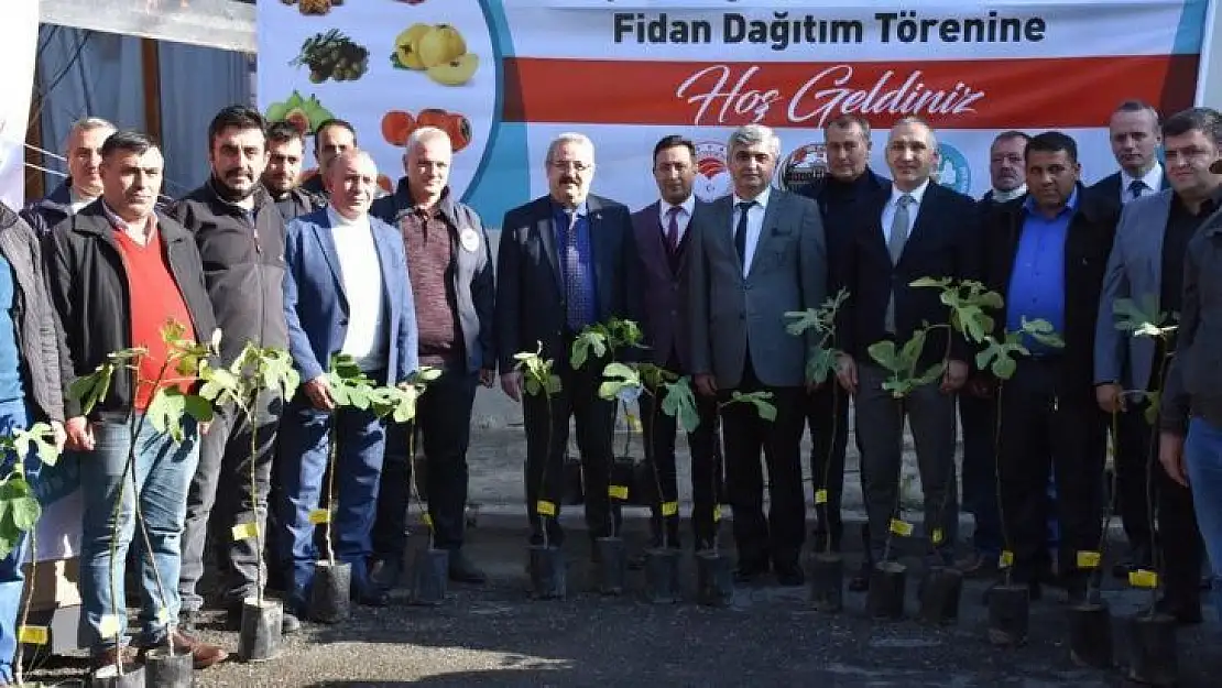Manisalı üreticilere iki kurumdan fidan desteği