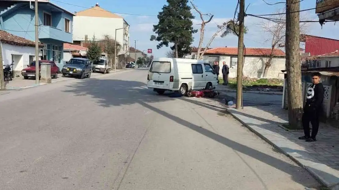 Manyas'ta trafik kazası 1 ağır yaralı
