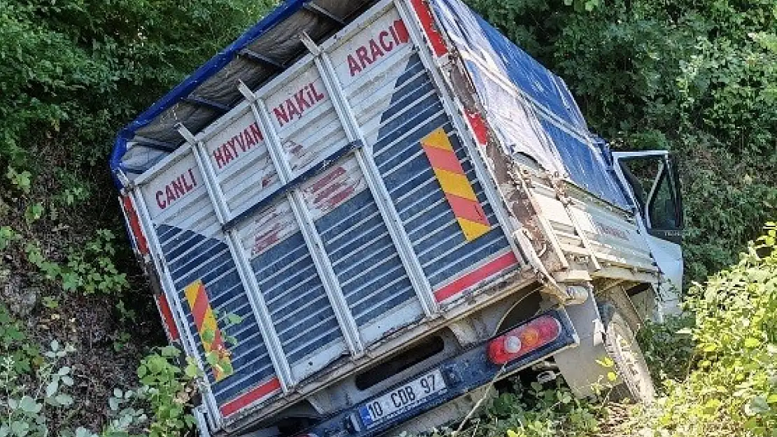 Manyas'ta trafik kazası: 1 yaralı