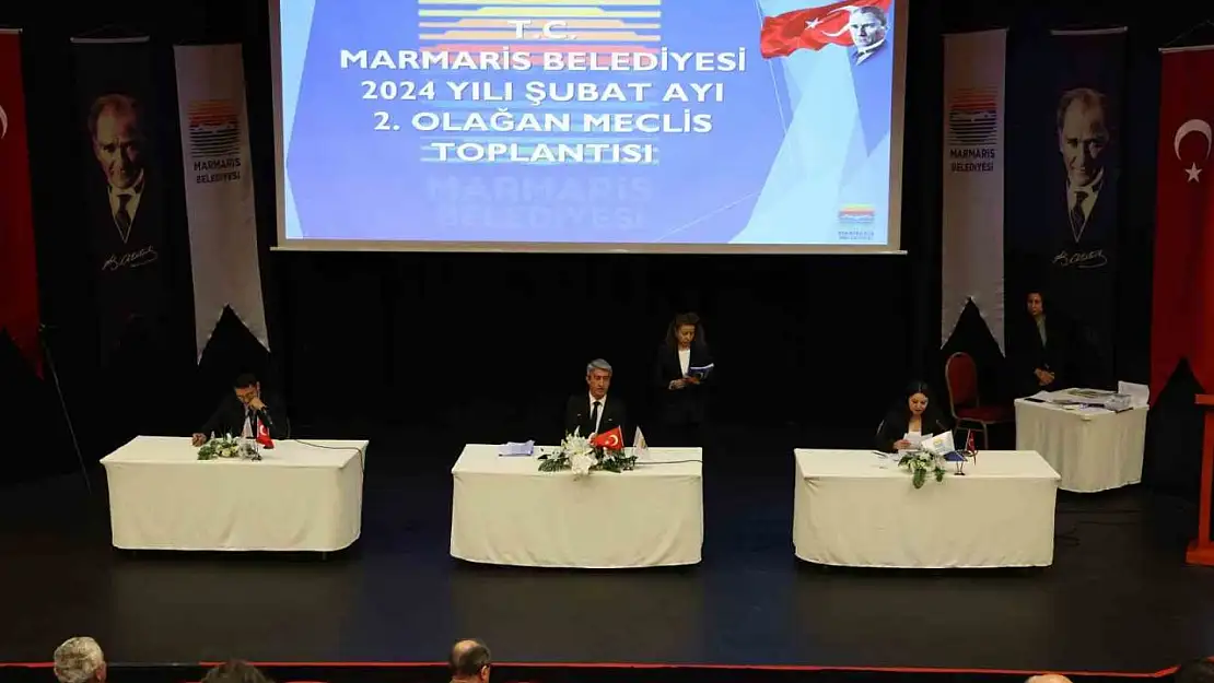 Marmaris'te son belediye meclis toplantısı yapıldı