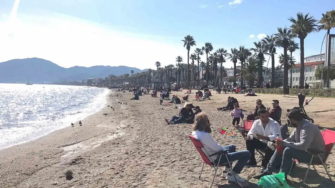 Marmaris'te Şubat ayında deniz keyfi