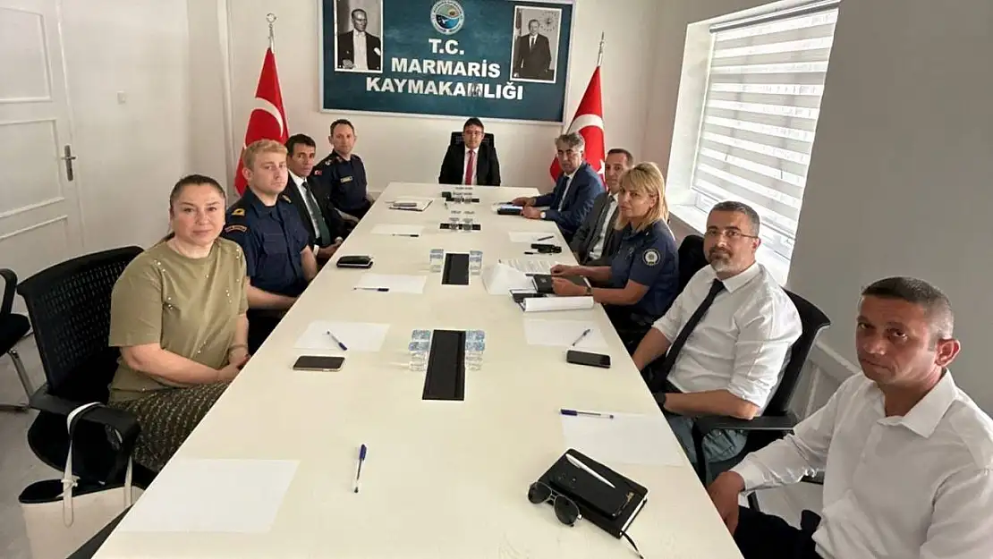 Marmaris'te yaz sezonu öncesi liman ve deniz güvenliği toplantısı yapıldı