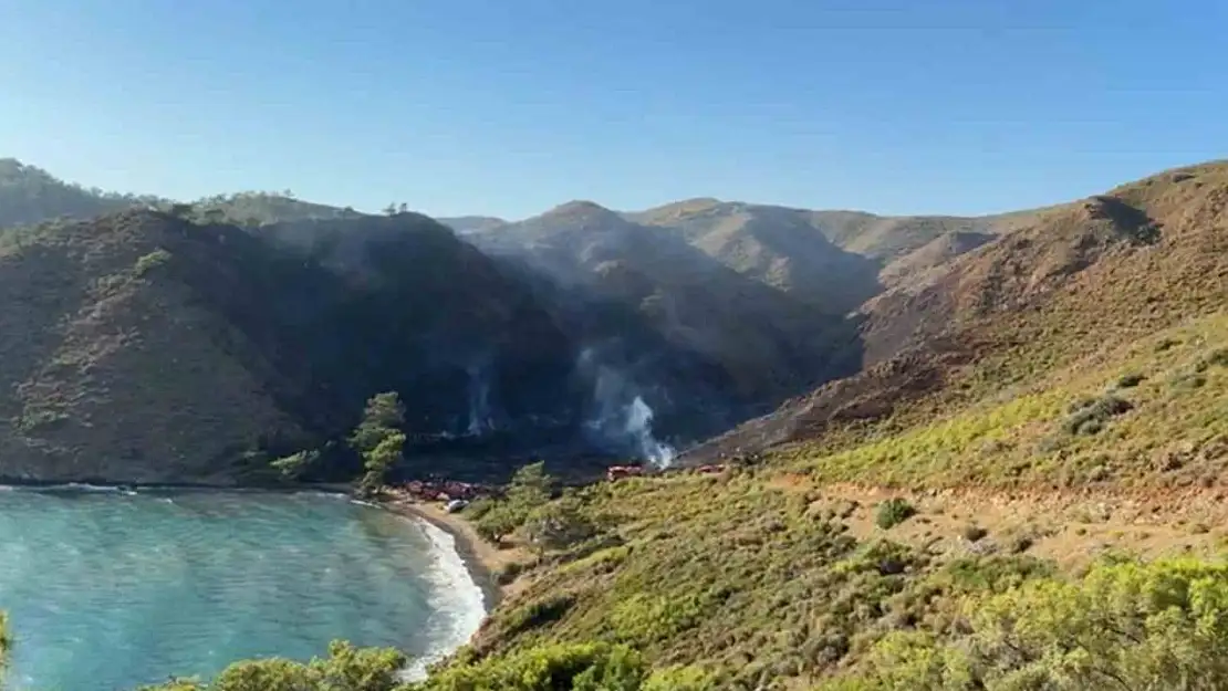 Marmaris'teki orman yangını kısmen kontrol altına alındı