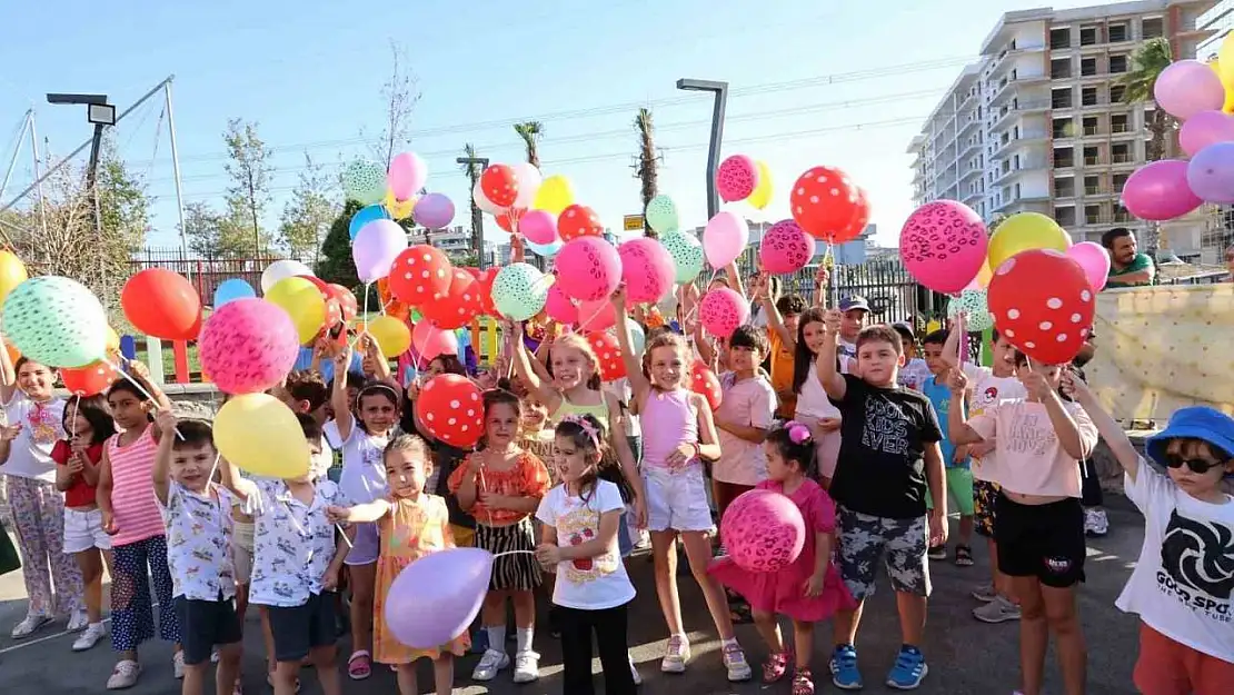 Menemen Çocuk Oyun Köyü ziyaretçi rekoru kırdı