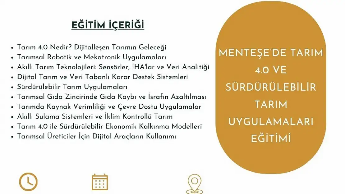 Menteşe'de tarım uygulamaları eğitimi