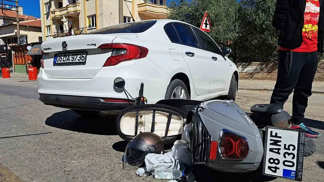 Menteşe'de trafik kazası: 1 yaralı