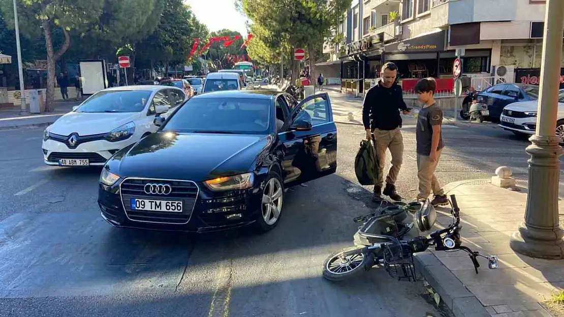 Menteşe'de trafik kazası: 1 yaralı