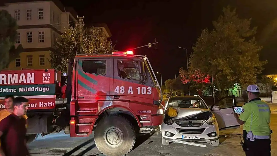 Menteşe'de trafik kazası: 1 yaralı