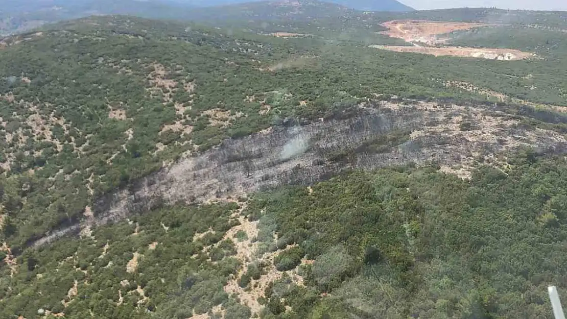 Menteşe Yerkesik Mahallesindeki yangını kontrol altına alındı