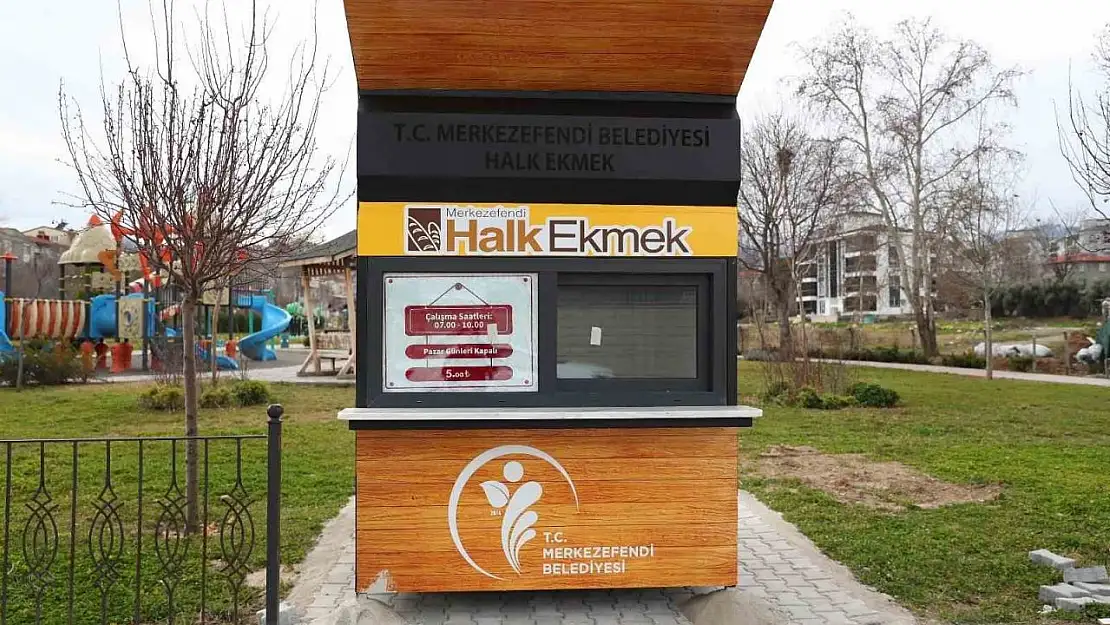 Merkezefendi Belediyesi 23. Halk Ekmek'in büfesini açtı