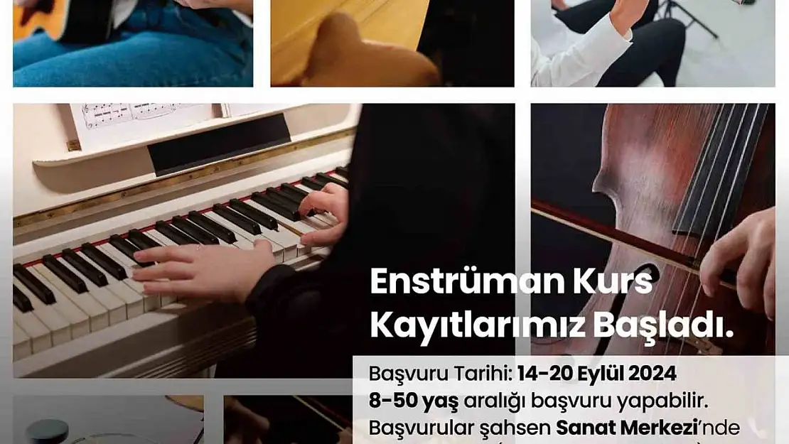 Merkezefendi'de enstrüman kurslarında kayıtlar başladı