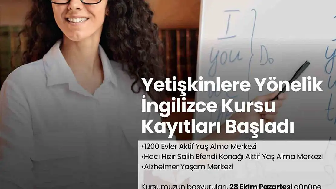 Merkezefendi'de yetişkinlere yönelik İngilizce kursu kayıtları başladı