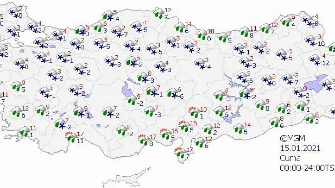 Meteoroloji 5 günlük tahminleri açıkladı