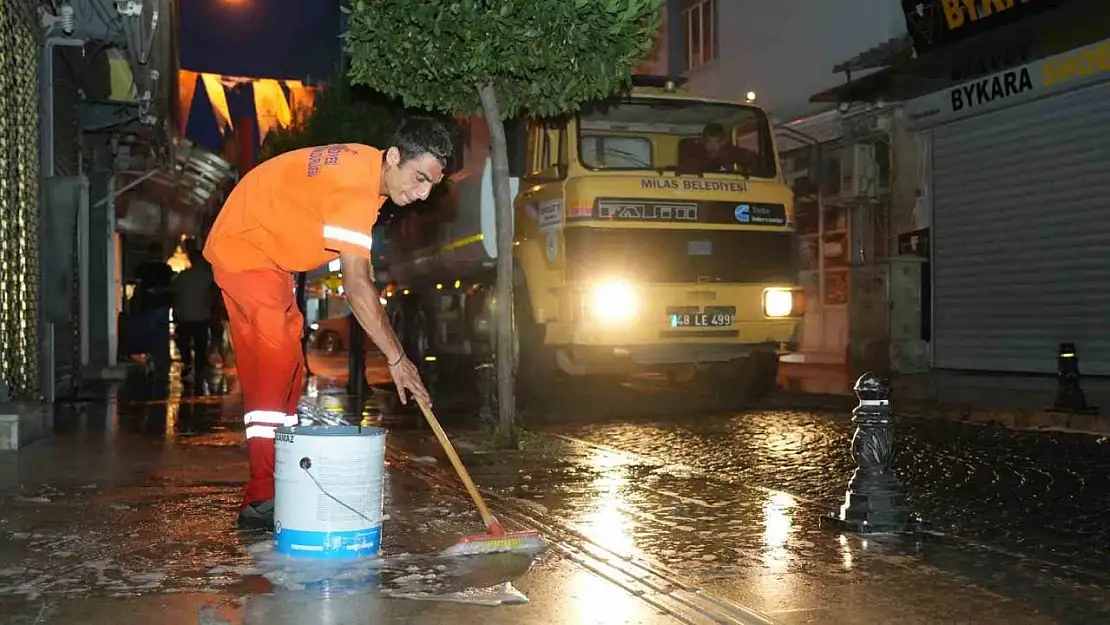 Milas Belediyesi'nden temizlik seferberliği