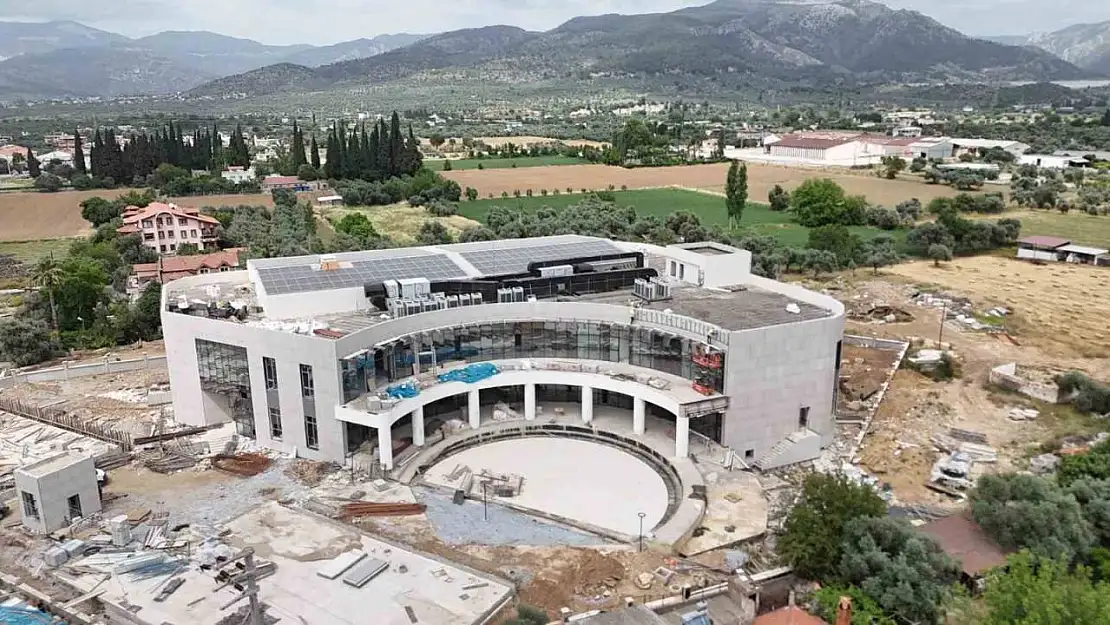 Milas Kültür Merkezi'nin yüzde 77'si tamamlandı