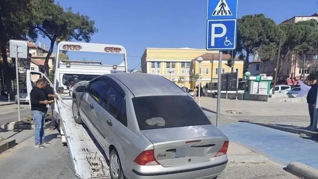 Milas'ta engelli park yerlerine sıkı denetim