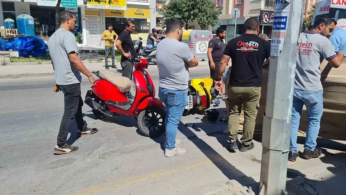 Milas'ta motosikletler çarpıştı: 1 ölü