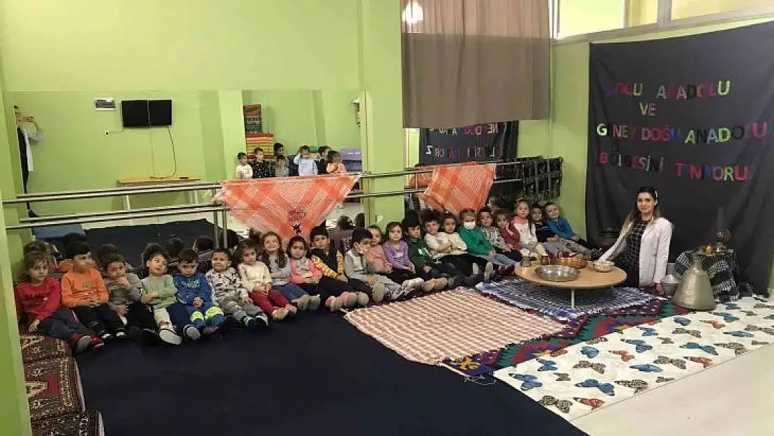 Minik öğrenciler Güneydoğu Anadolu'nun kültürünü yaşayarak öğrendi