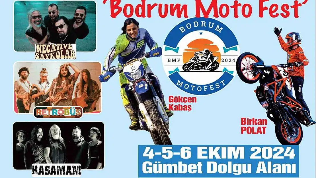 Motosiklet tutkunları Bodrum'da buluşuyor