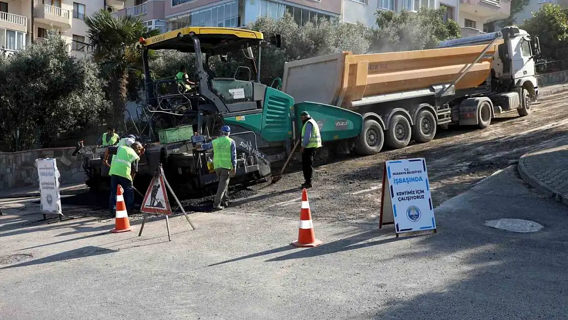 Mudanya'da yollar yenileniyor